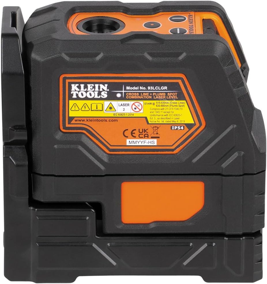Self-Leveling Laser Level, Rechargeable, Cross-Line with Magnetic Mounting Clamp A77740