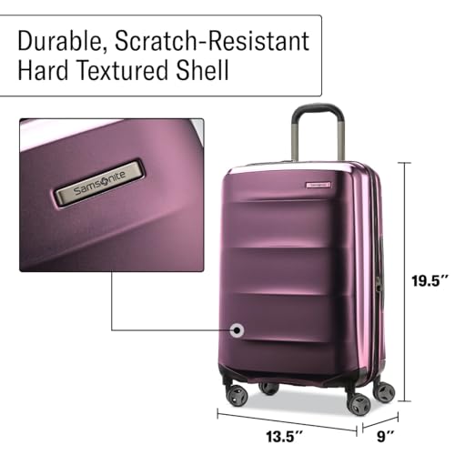 Carry-On Hardside Expandable 21-Inch Luggage with Spinner Wheels and TSA Lock C3671
