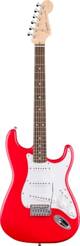 Stratocaster Electric Guitar Bundle with Amplifier, Gig Bag, Strap, Cable, Picks, and DVD F102