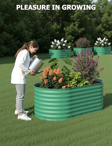 Galvanized Raised Garden Bed for Vegetables, Fruits and Flowers V33720