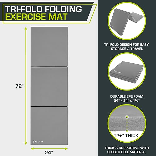 Tri-Fold Folding Exercise Mat J952