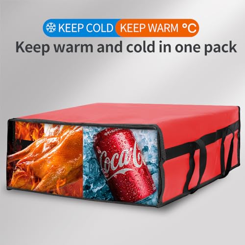 Insulated Food Delivery Bag Hot Cold Meal Carrier F1699