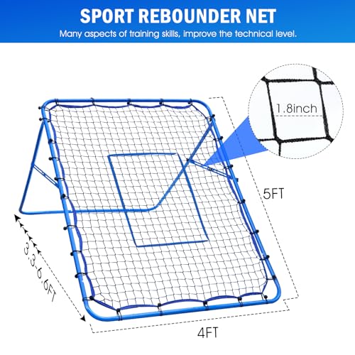 Volleyball Baseball Softball Rebounder Net for Backyard Training R2731