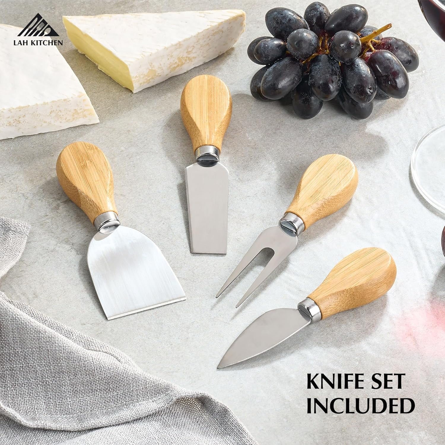 Large Charcuterie Board Gift Set with Accessories and Insulated Travel Bag S858107