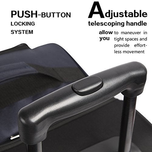 Rolling Duffel Travel Bag with 8 Pockets U83875