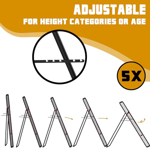 Adjustable Volleyball Net 7x4 Ft for Training Practice R409