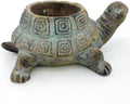 Turtle Planter for Succulents - Small Cement Animal Pot Indoor Outdoor Plants