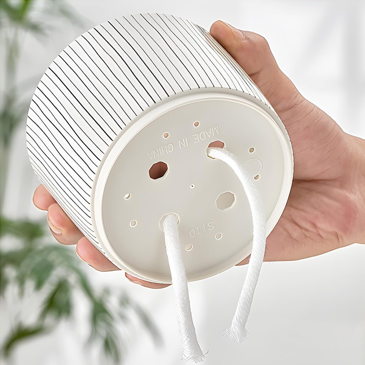 Self-Watering Pots for Indoor Plants with Wick Rope M4241