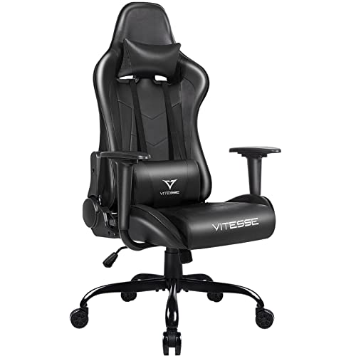 Gaming Chair High Back Ergonomic Racing Desk with Lumbar Support and Headrest C983