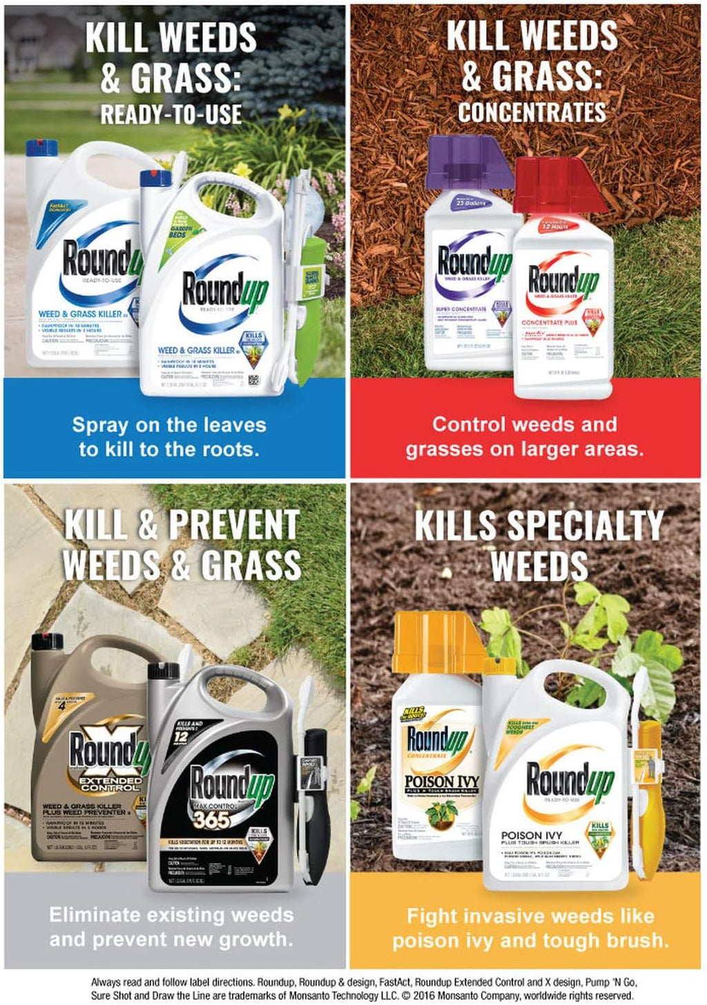 Weed & Grass Killer Plus Weed Preventer Refill, 1.25 gal. P1704