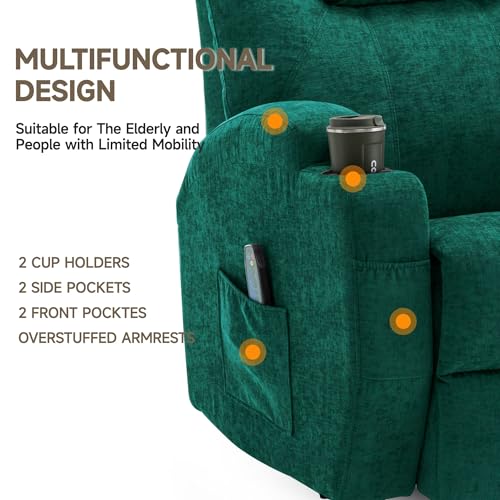 Rocking Recliner Chair with Massage and Heat for Adults H49678