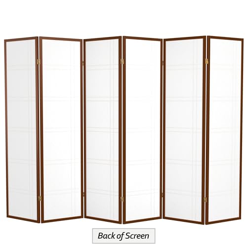 6 Panel Honey Room Divider D80902