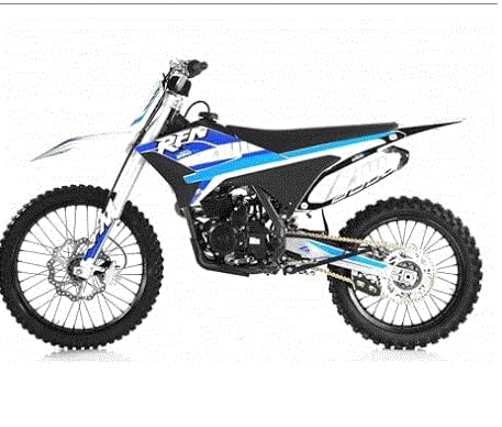 250cc Dirt Bike Racing Motorcycle, 5 Speed, Blue G556