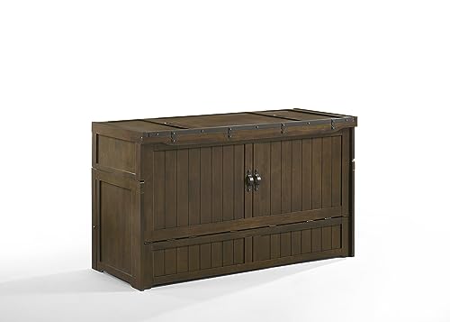 Murphy Cube Cabinet Bed (White, Queen) N4098