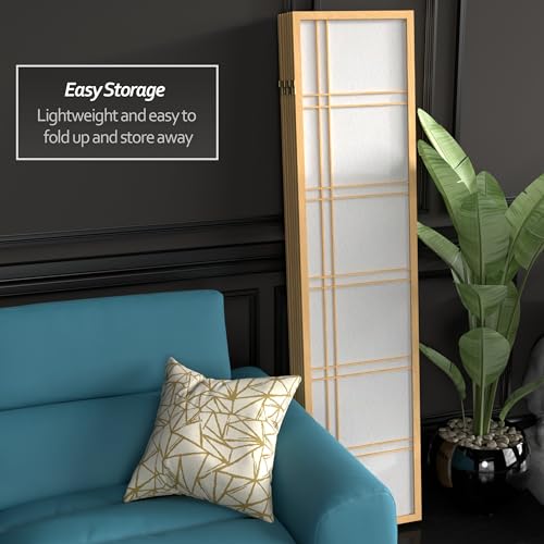 6 Panel Honey Room Divider D80902