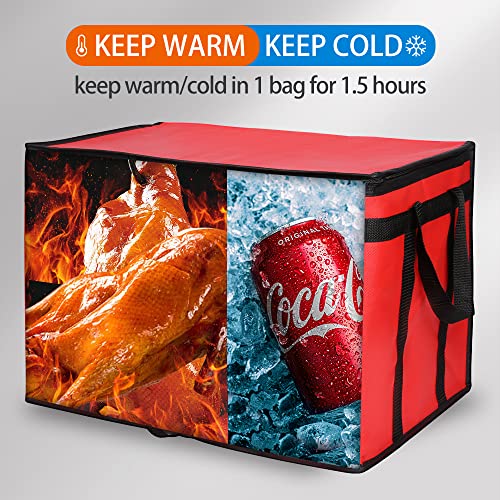 Insulated Food Delivery Bag Hot Cold Meal Carrier F1699