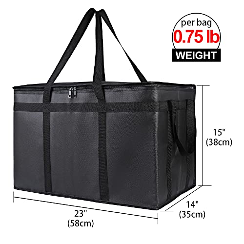 Insulated Food Delivery Bag Hot Cold Meal Carrier F1699