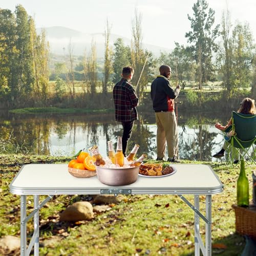 3ft Aluminum Folding Camping Table with Carrying Handle O3096