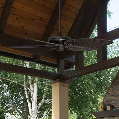 Tropical Indoor Outdoor Ceiling Fan with Light, 52 Inch L891408