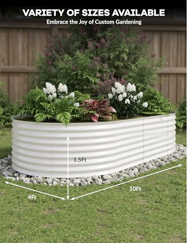 Galvanized Raised Garden Bed for Vegetables, Fruits and Flowers V33720