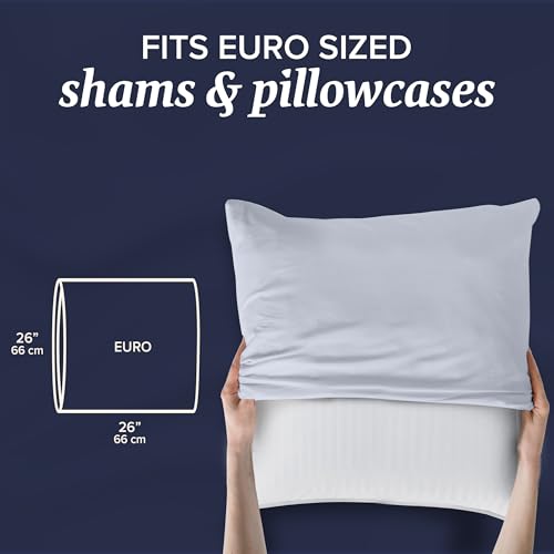 Bed Pillows Standard/Queen Size Set of 2 - Down Alternative Pillow for Sleeping F6851