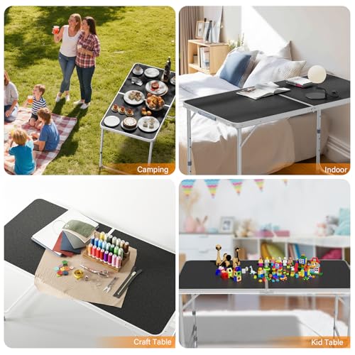 3ft Aluminum Folding Camping Table with Carrying Handle O3096