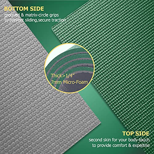 Large Yoga Mat 6x4 ft Extra Thick Non-Slip for Home Workout Pilates S1451