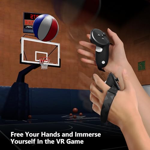 Controller Grips Cover with Battery Opening Cover and Knuckle Straps Protector H1506