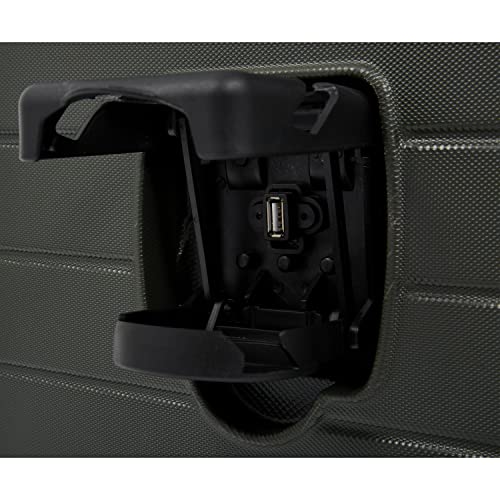 Smart Luggage Set with Cup Holder and USB Port, 20-Inch Carry-On D90568