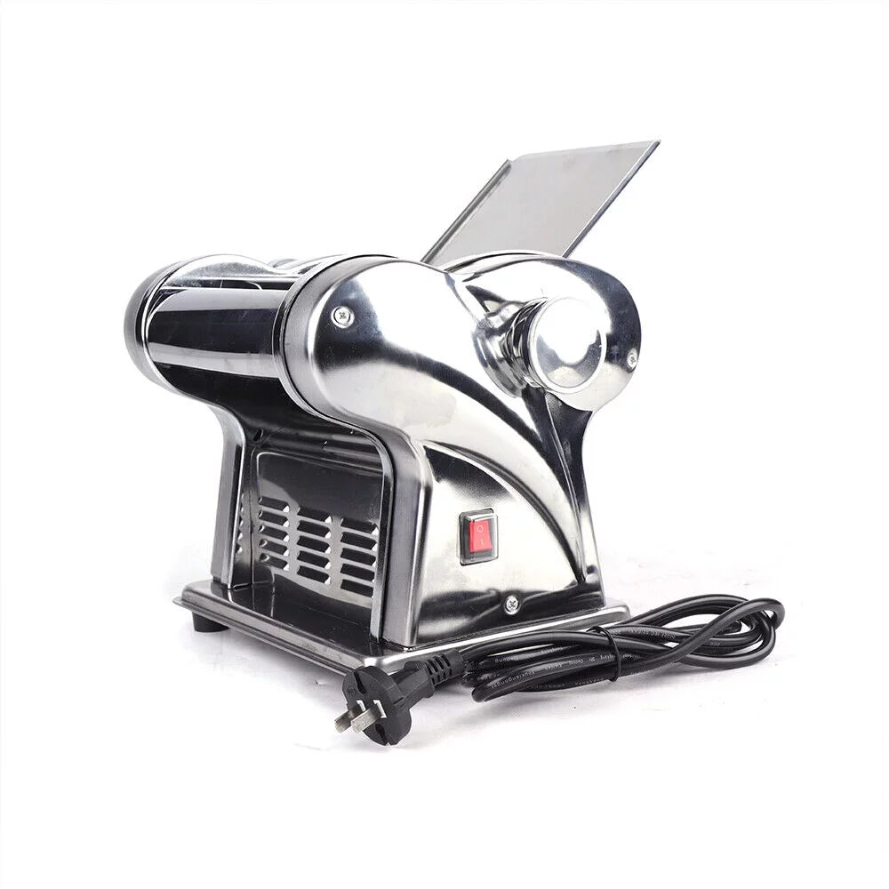 110V Commercial Electric Pasta Machine 6-Speed with Two Blades I397