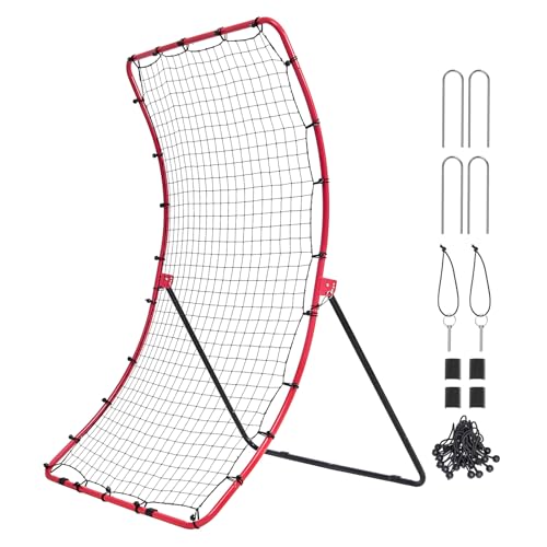 Baseball and Softball Rebounder Net with Pitching Target U4848