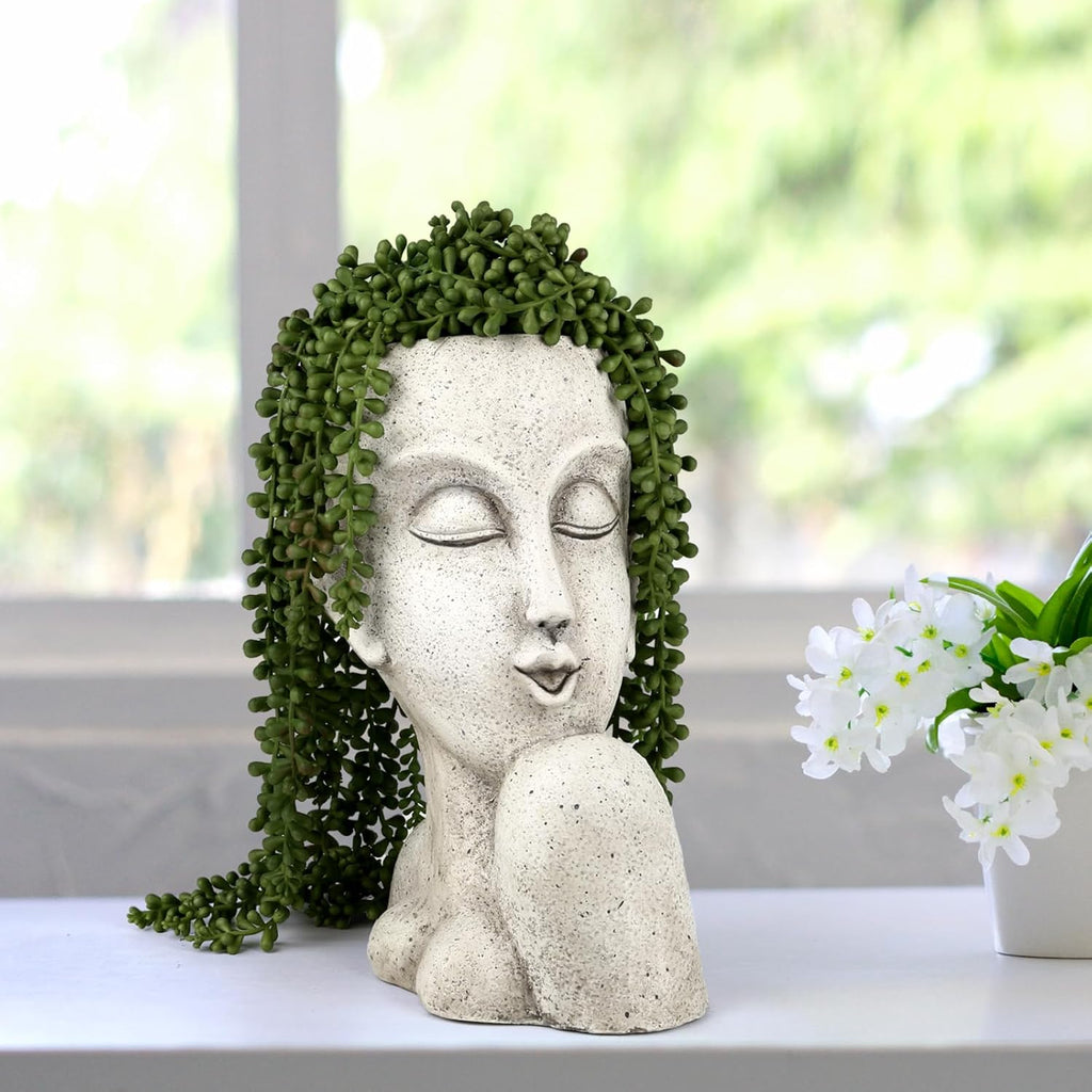 Large Flower Pot Planter with Drainage Hole for Indoor Outdoor Plants N52761