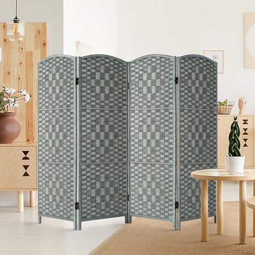 3 Panel Folding Room Divider, Dark Mocha Privacy Screen K453