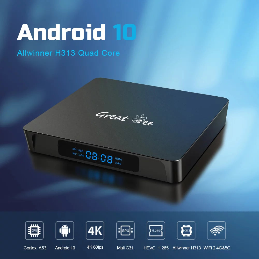 Arabic TV Box Android 10 Quad Core 4K Smart IP Television Receiver L22156