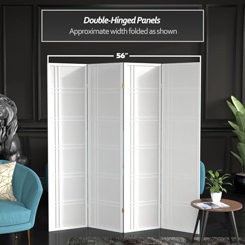 6 Panel Honey Room Divider D80902