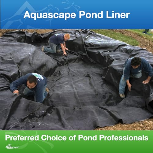 Pond Liner 10 x 8 ft, 80 sq ft, Black W186