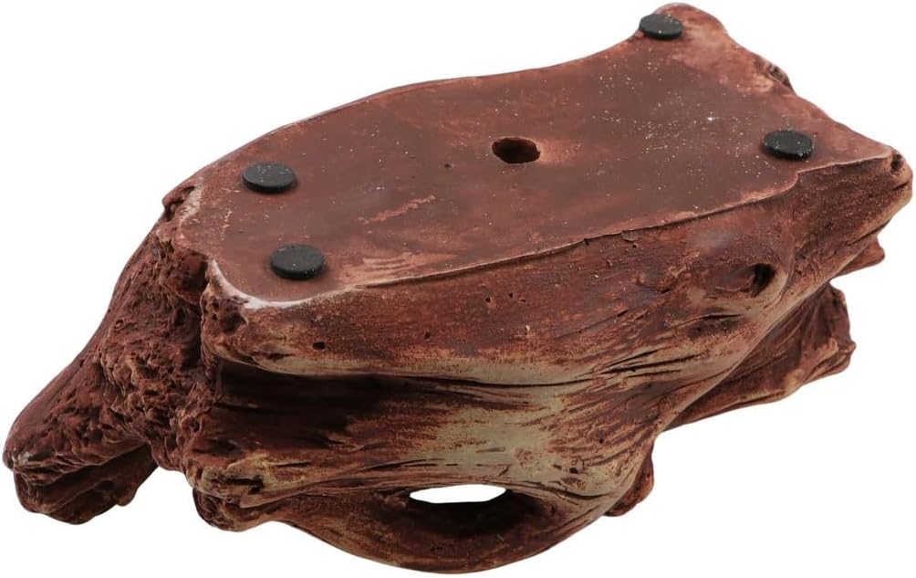 Wood Stump Planter with Drainage Hole for Succulents R5563