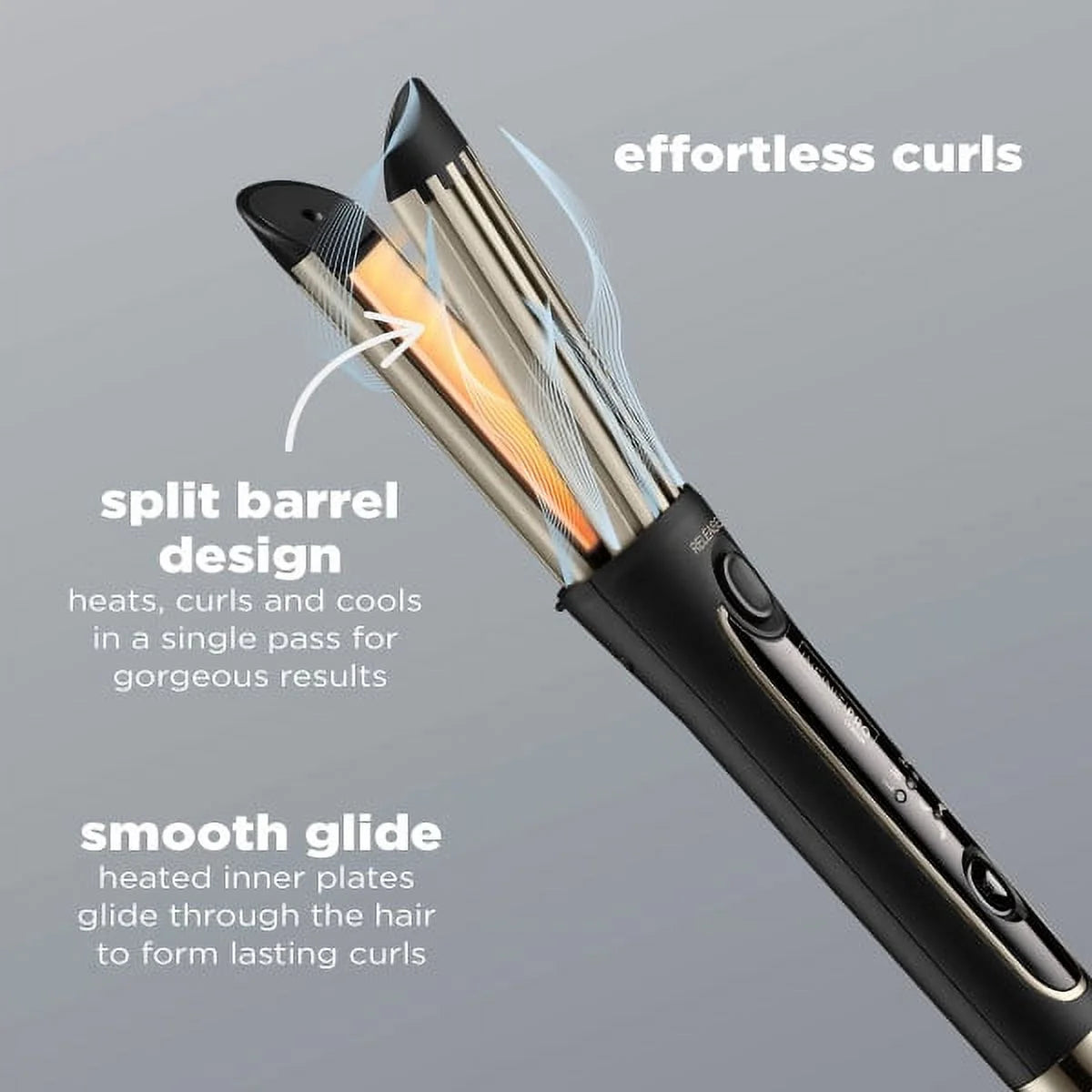 1.5" Ceramic Multi Functional Iron, Black E7030