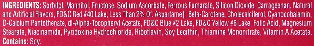 Children's Multivitamin with Iron Chewable Tablets, 60 Count N92001