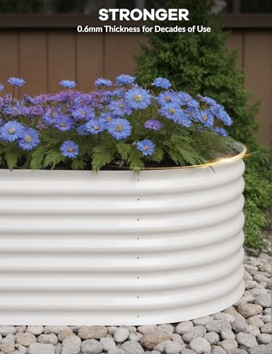 Galvanized Raised Garden Bed for Vegetables, Fruits and Flowers V33720