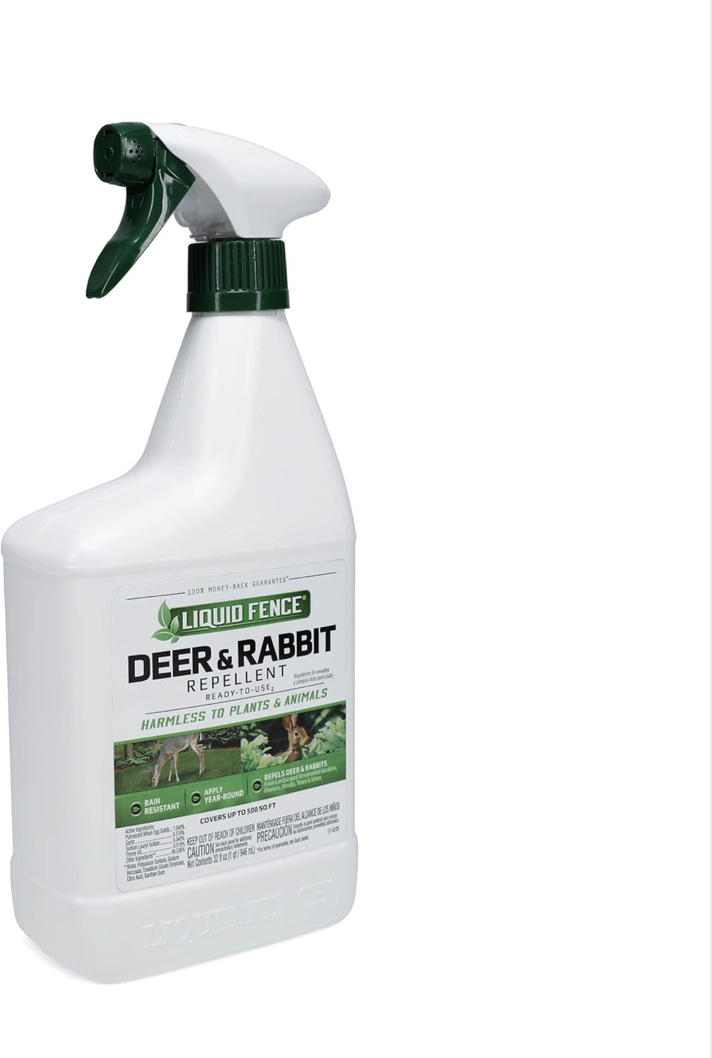 Deer & Rabbit Repellent Ready-to-Use, 32 oz L3257