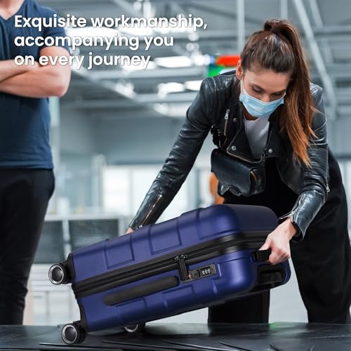 Hardside Carry-On Luggage 22x14x9 with Spinner Wheels G556