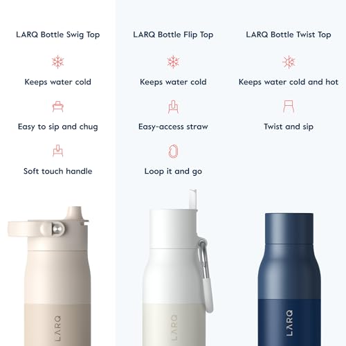Insulated Stainless Steel Water Bottle with Silicone Handle, 34oz Z278258