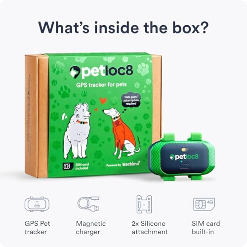 Dog GPS Tracker with Geo-Fence and Real-Time Location Alerts Q91407