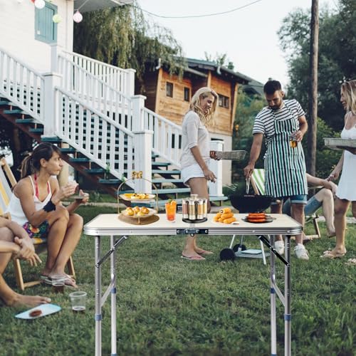 3ft Aluminum Folding Camping Table with Carrying Handle O3096