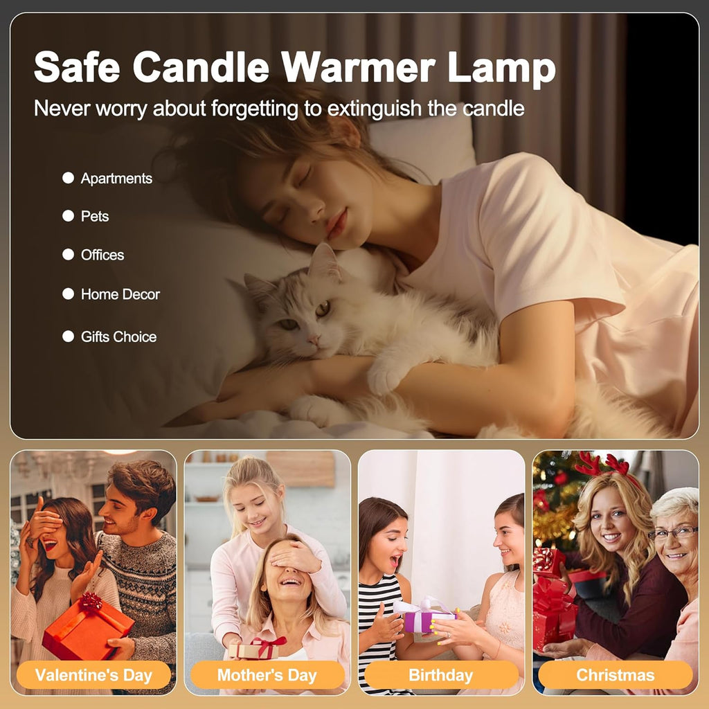 Candle Warmer Lamp with Timer and Dimmer G23084