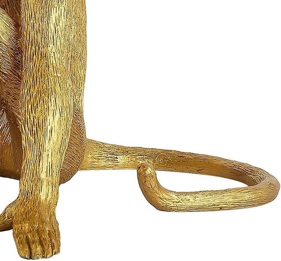 Monkey Lamp, Resin Sitting Monkey Lamp U72457