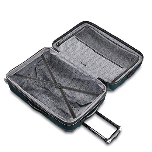 Hardside Expandable Carry-On Luggage with Spinner Wheels, Black, 20-Inch O253
