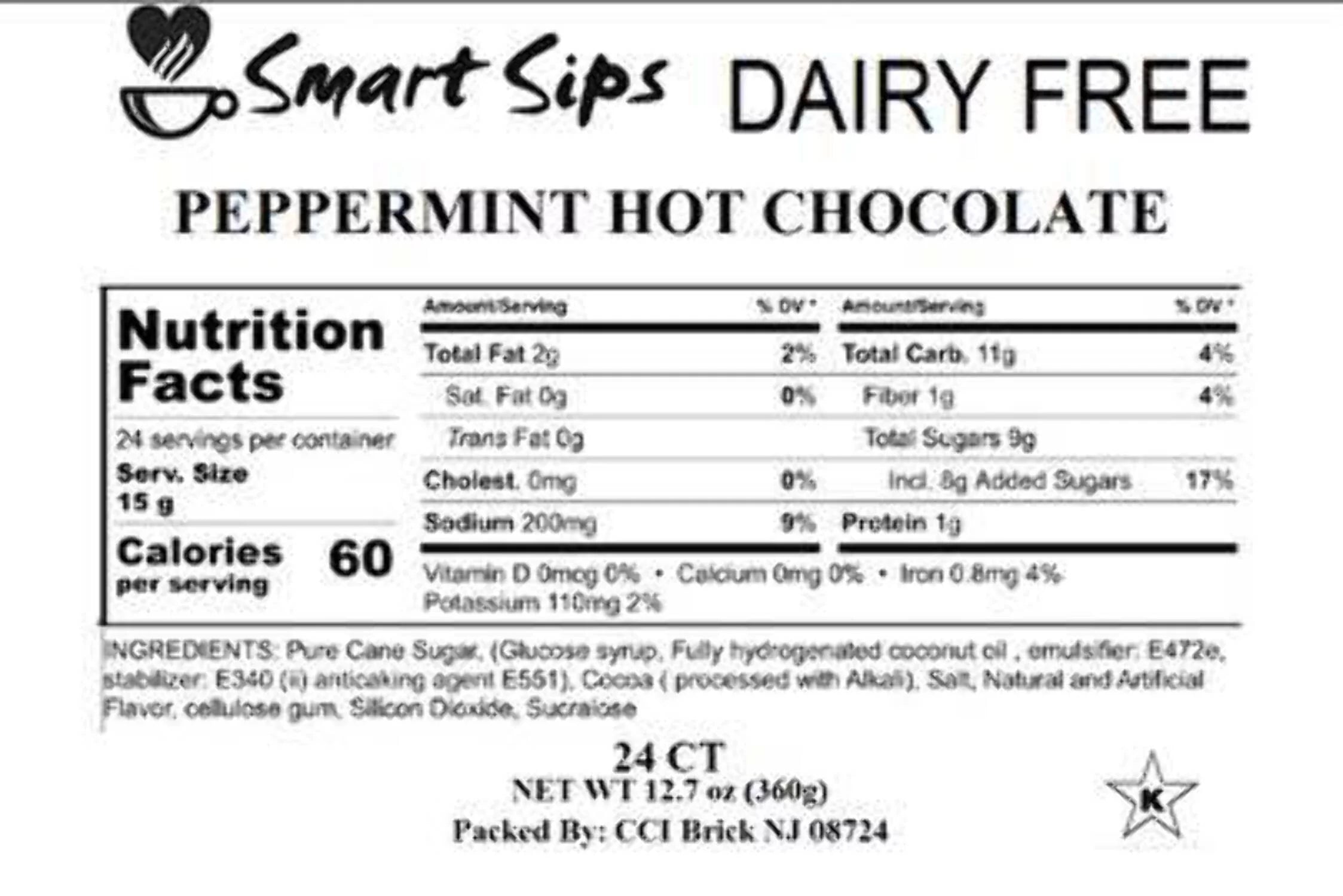 Peppermint Hot Chocolate Single-Serve Pods for Keurig Brewers M842