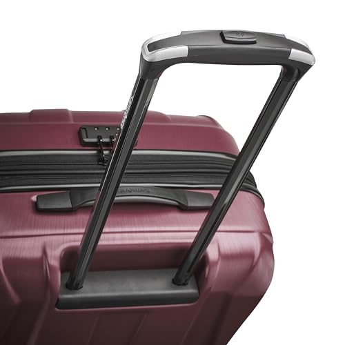 Hardside Expandable Carry-On Luggage with Spinner Wheels, Black, 20-Inch O253